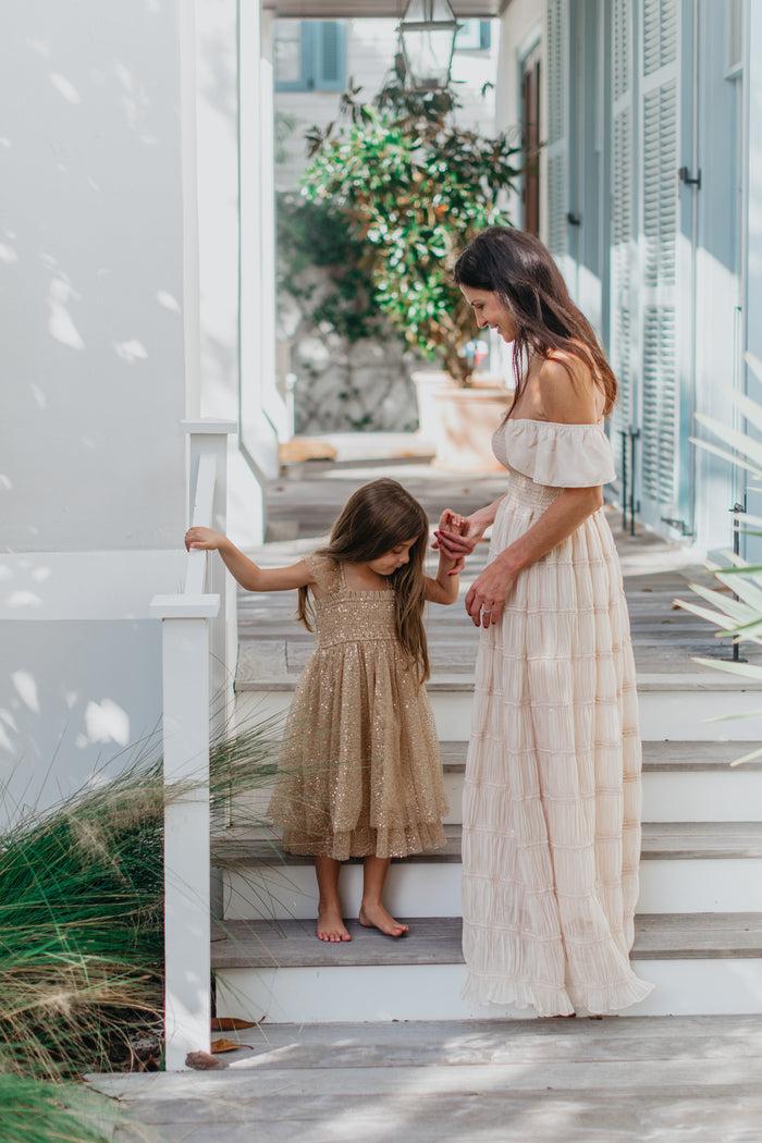 INDIE BLUE Women Women's Marabella Dress (natural chiffon)