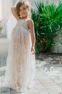 INDIE BLUE Dresses Fiona Lace Dress (natural)