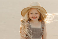 INDIE BLUE SWIM Smocked Ruffle Set (ash) FINAL SALE