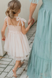 INDIE BLUE Dresses Isa Dress (blush tulle)