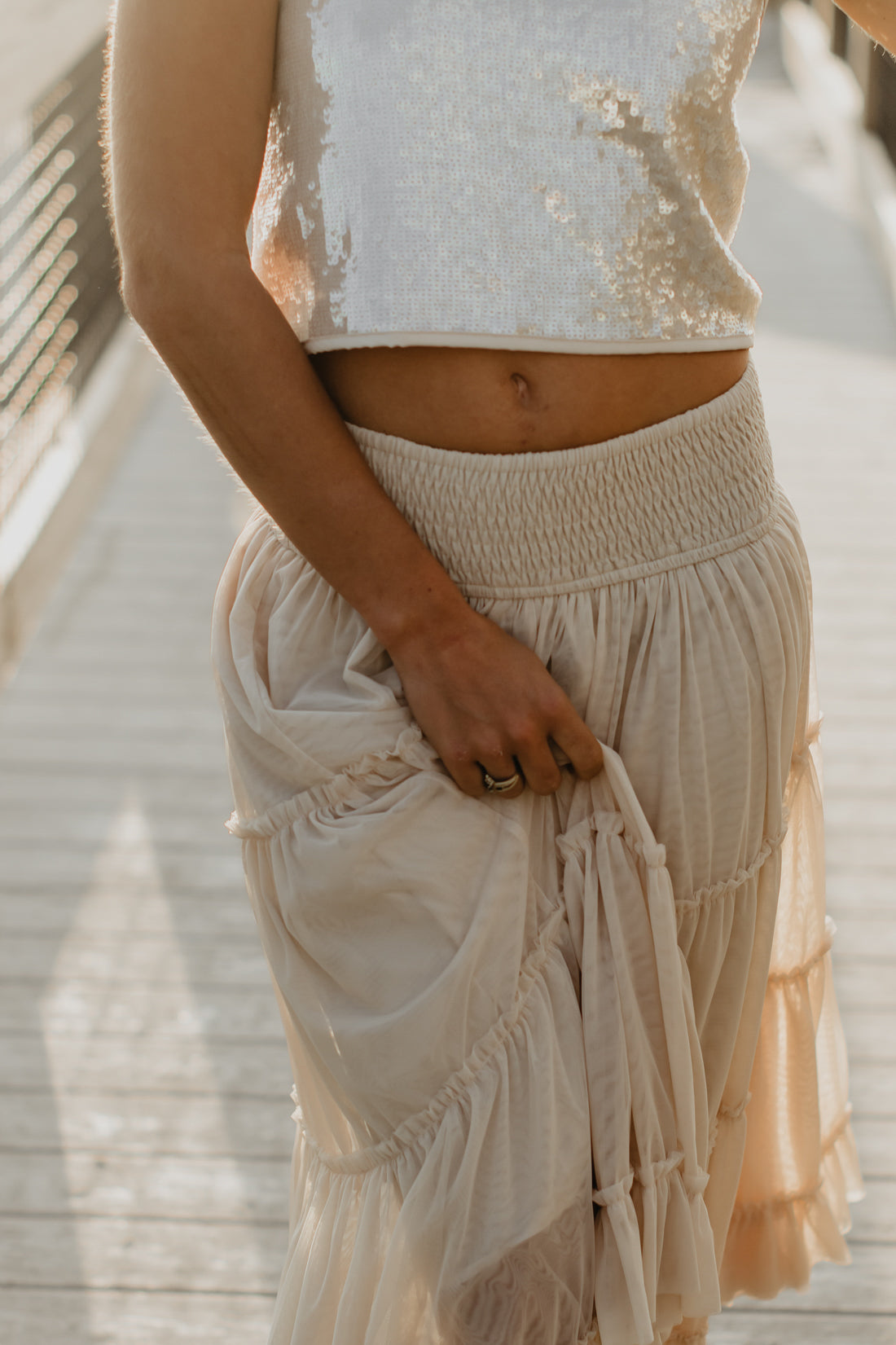 INDIE BLUE Women Women's Jolie Skirt (natural tulle)