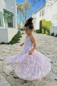 INDIE BLUE Dresses Wendy Dress (lavender butterfly tulle) FINAL SALE