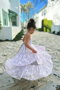 INDIE BLUE Dresses Wendy Dress (lavender butterfly tulle) FINAL SALE