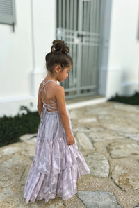 INDIE BLUE Dresses Wendy Dress (lavender butterfly tulle) FINAL SALE