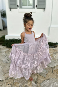 INDIE BLUE Dresses Wendy Dress (lavender butterfly tulle) FINAL SALE