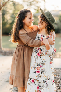 INDIE BLUE Dresses Pippa Dress (mocha muslin)