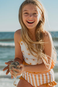 INDIE BLUE SWIM Tankini Set (gold suns)