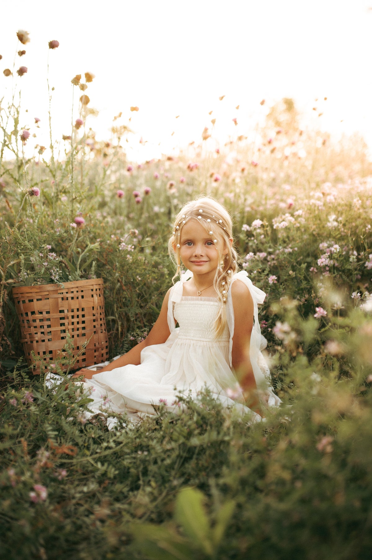 INDIE BLUE Dresses Isa Dress (antique ivory tulle)
