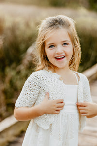 INDIE BLUE Dresses Phoebe Lace Dress (ivory)