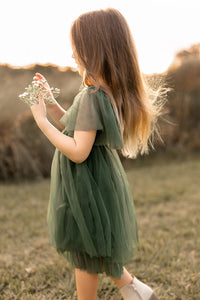 INDIE BLUE Dresses Fawn Dress (forest tulle)