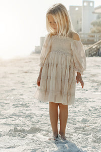 INDIE BLUE Dresses Karina Dress (natural chiffon)