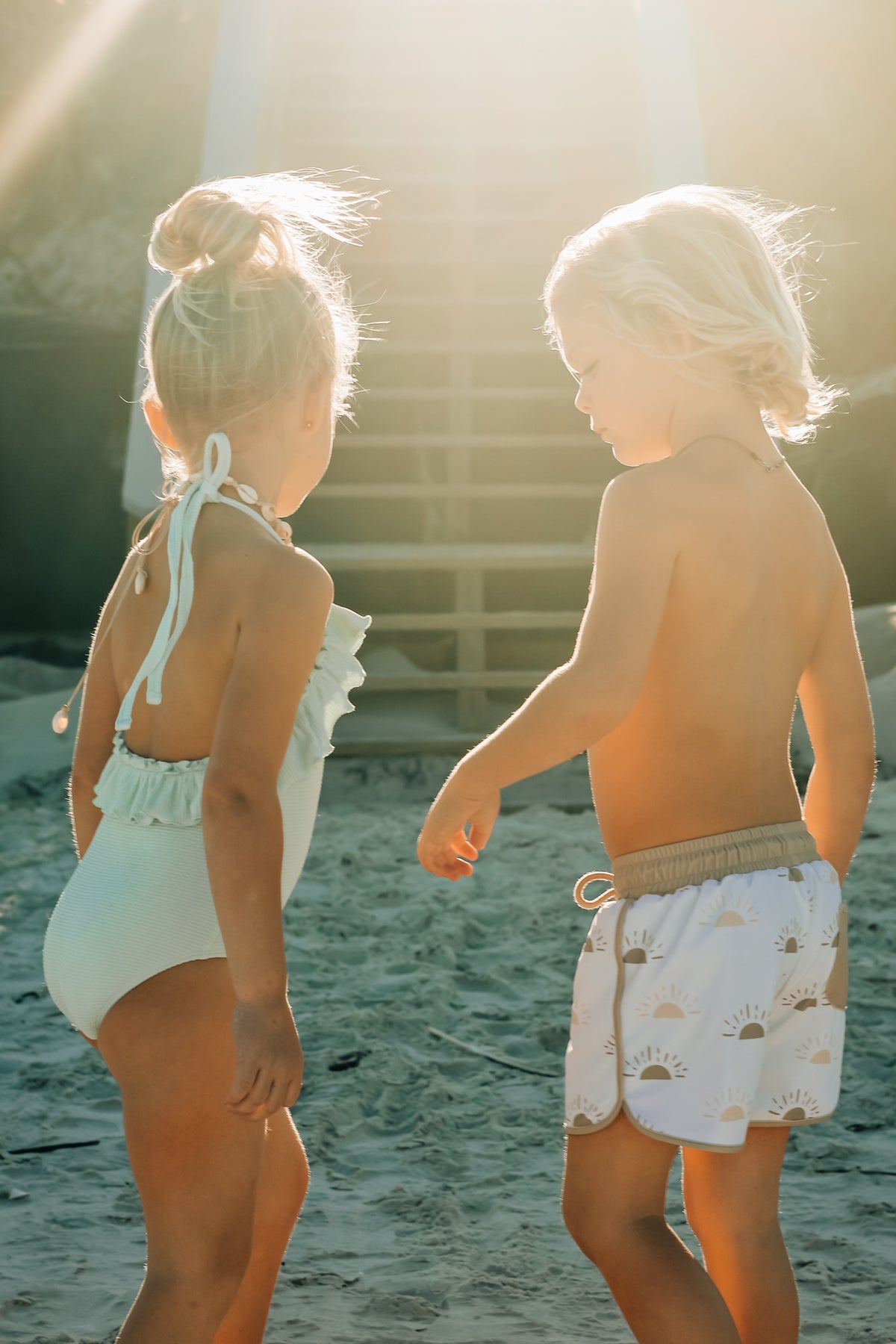 INDIE BLUE SWIM Board Shorts (ash sun)