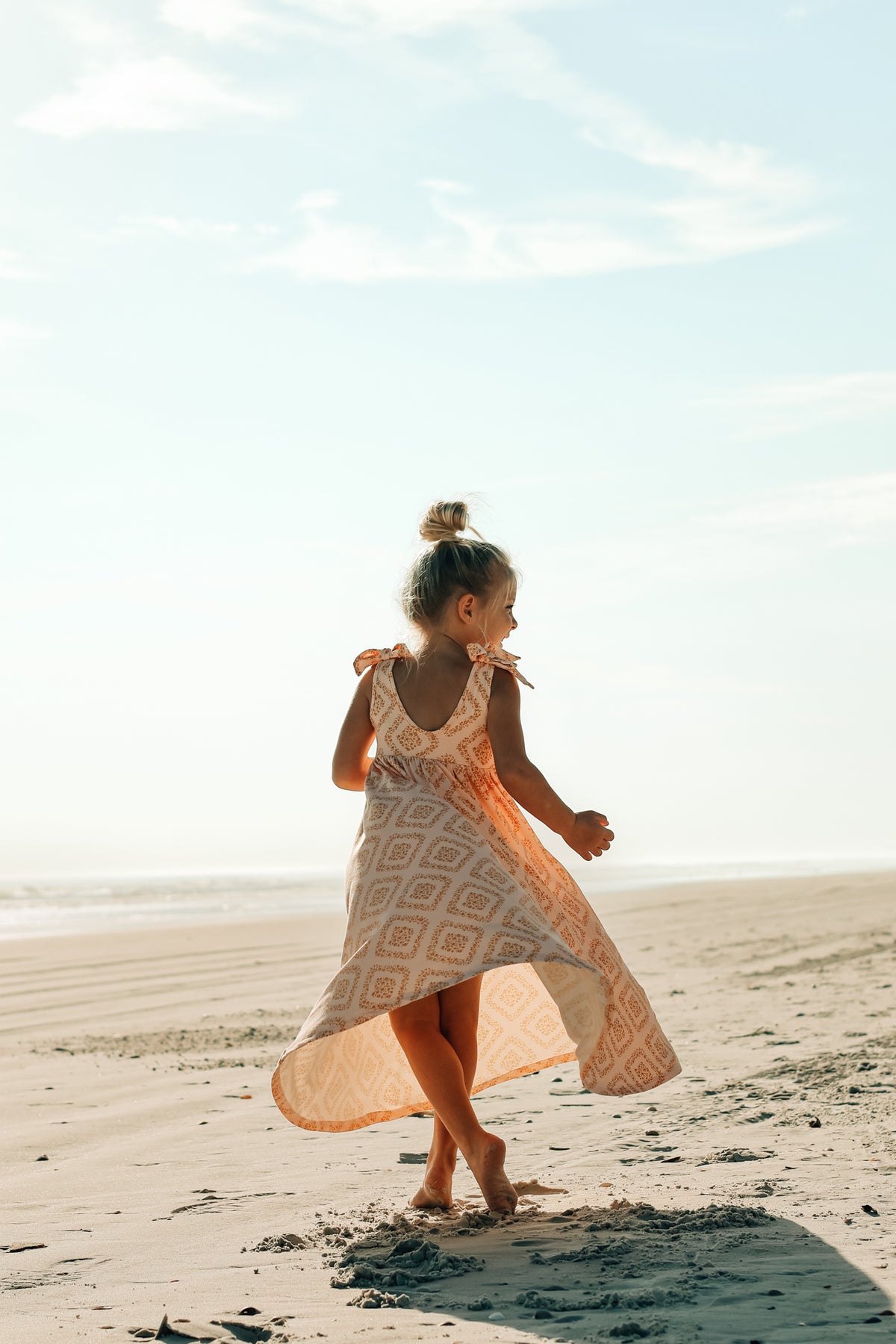 INDIE BLUE Dresses Liza Maxi Dress (floral diamond) FINAL SALE