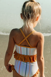 INDIE BLUE SWIM Tankini Set (color stripes)