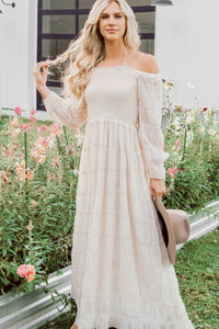 INDIE BLUE Women Women's Pippa Maxi (natural chiffon)