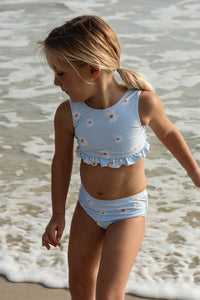 INDIE BLUE SWIM Scoopback Set (daisy) FINAL SALE