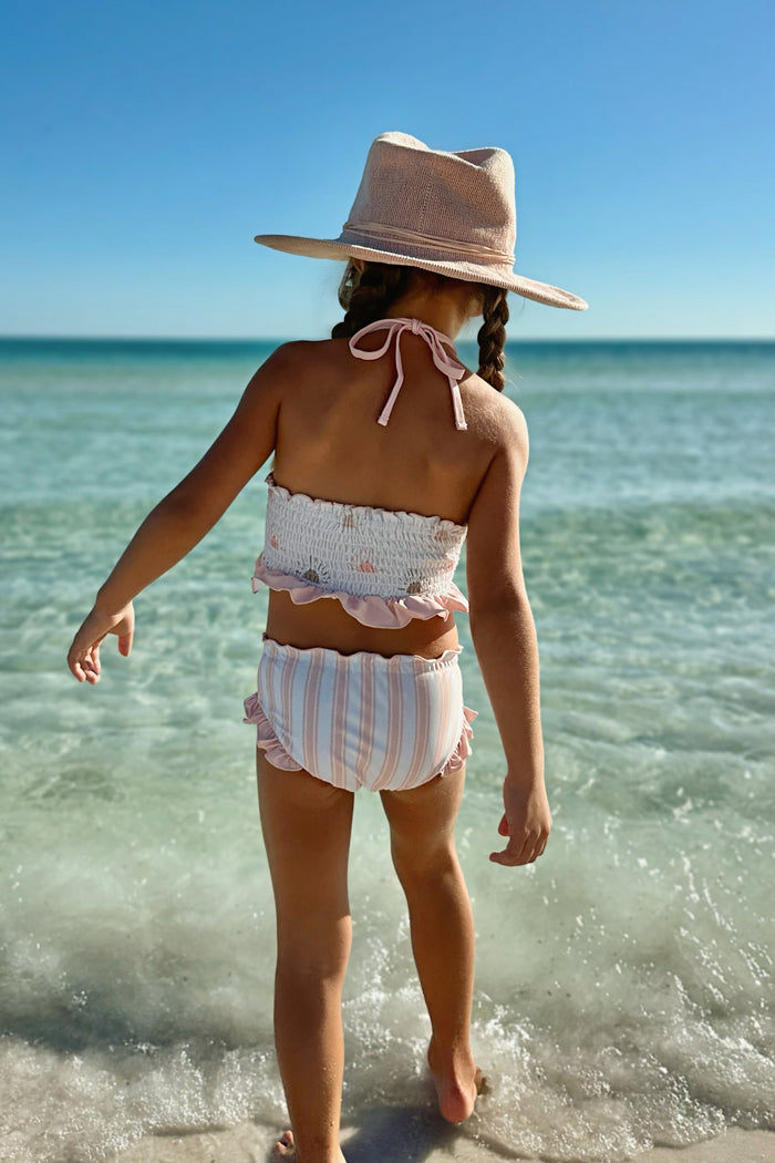 INDIE BLUE SWIM Halter Set (pink sun)