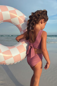 INDIE BLUE SWIM Scoopback Set (violet)
