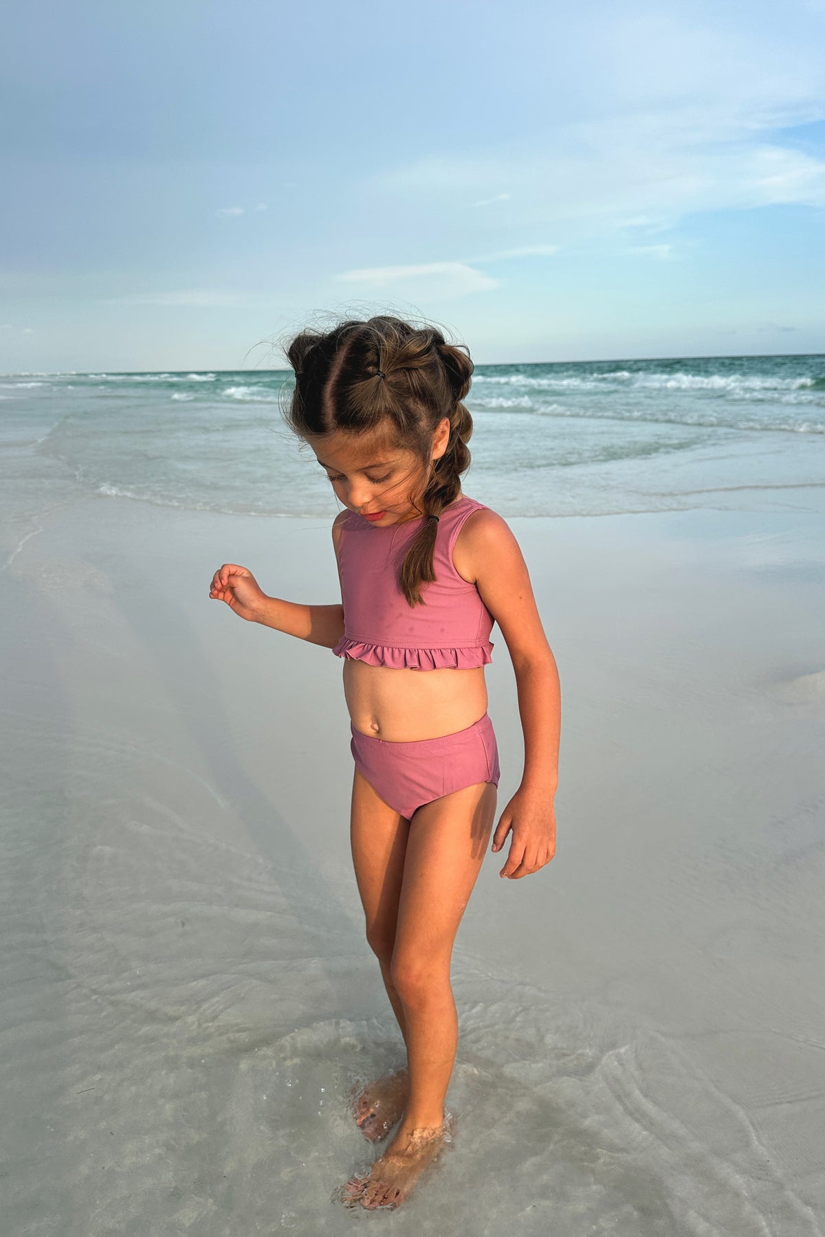 INDIE BLUE SWIM Scoopback Set (violet)