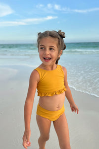 INDIE BLUE SWIM Scoopback Set (gold)