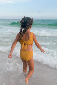 INDIE BLUE SWIM Scoopback Set (gold)
