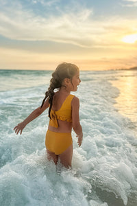 INDIE BLUE SWIM Scoopback Set (gold)