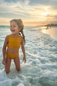 INDIE BLUE SWIM Scoopback Set (gold)