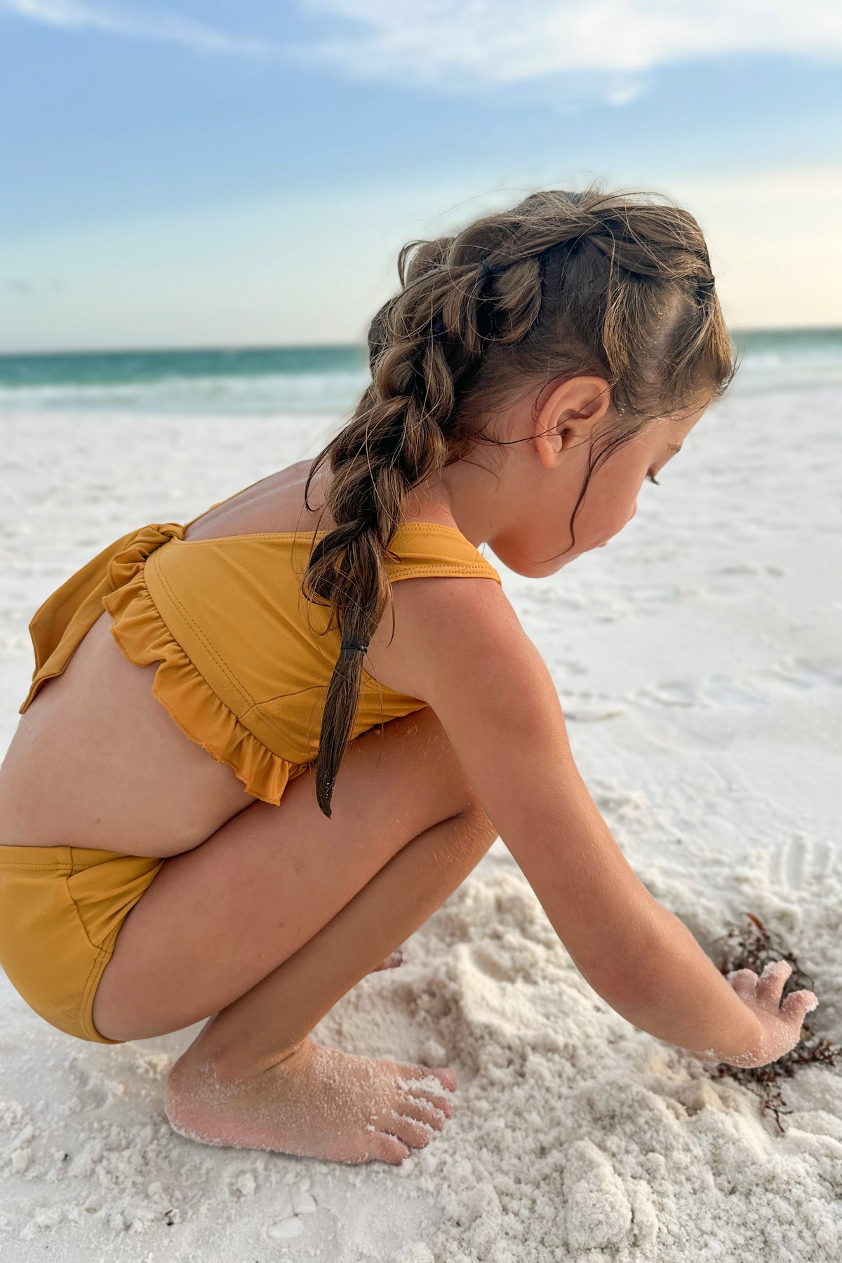 INDIE BLUE SWIM Scoopback Set (gold)