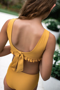 INDIE BLUE SWIM Scoopback Set (gold)