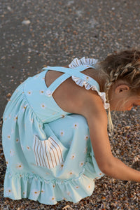 INDIE BLUE Dresses Bree Crossback Dress (daisy) FINAL SALE