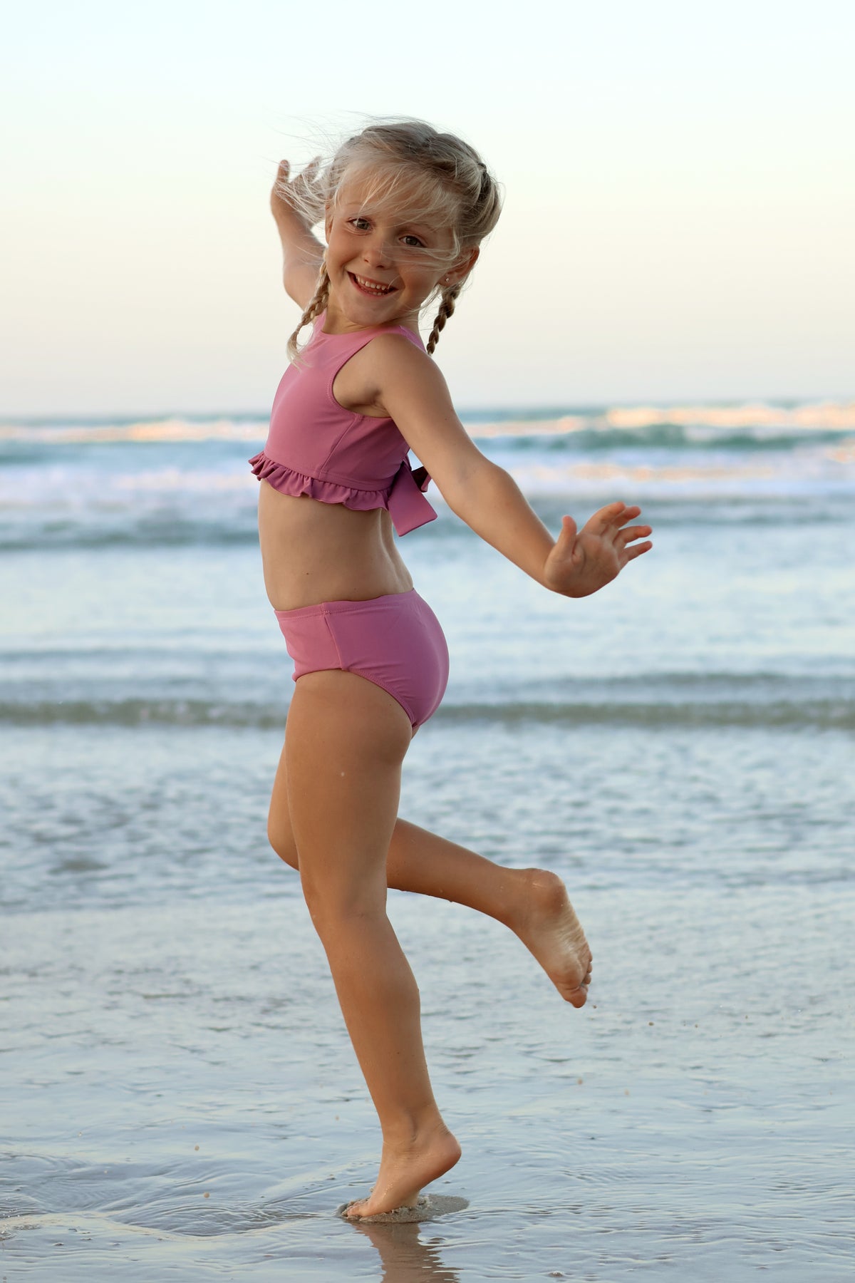 INDIE BLUE SWIM Scoopback Set (violet)
