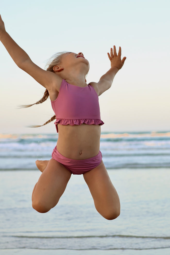 INDIE BLUE SWIM Scoopback Set (violet)