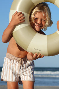 INDIE BLUE SWIM Board Shorts (ash stripe)