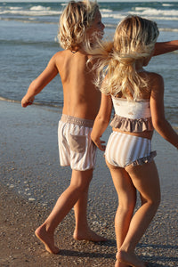 INDIE BLUE SWIM Board Shorts (ash stripe)
