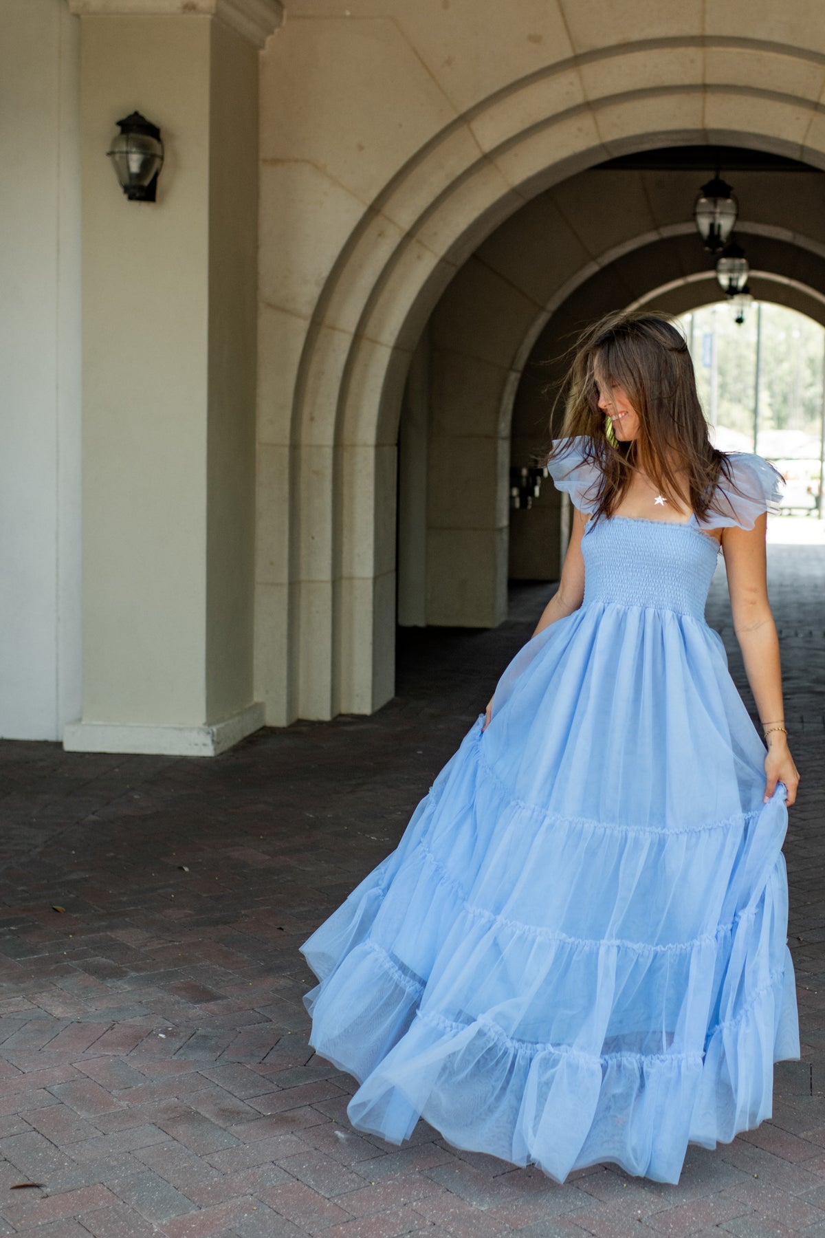 INDIE BLUE Women Women's Marabella Dress (periwinkle tulle)