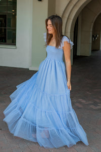 INDIE BLUE Women Women's Marabella Dress (periwinkle tulle)