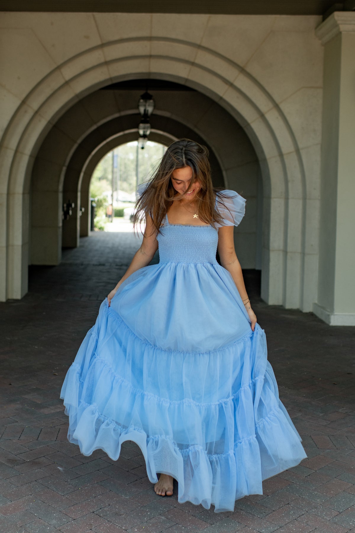 INDIE BLUE Women Women's Marabella Dress (periwinkle tulle)
