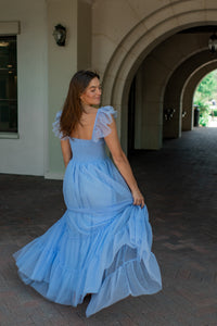 INDIE BLUE Women Women's Marabella Dress (periwinkle tulle)