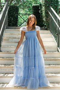 INDIE BLUE Women Women's Marabella Dress (periwinkle tulle)
