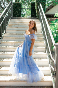 INDIE BLUE Women Women's Marabella Dress (periwinkle tulle)