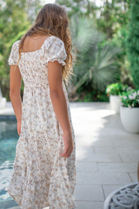 INDIE BLUE Dresses Elle Midi (art floral)