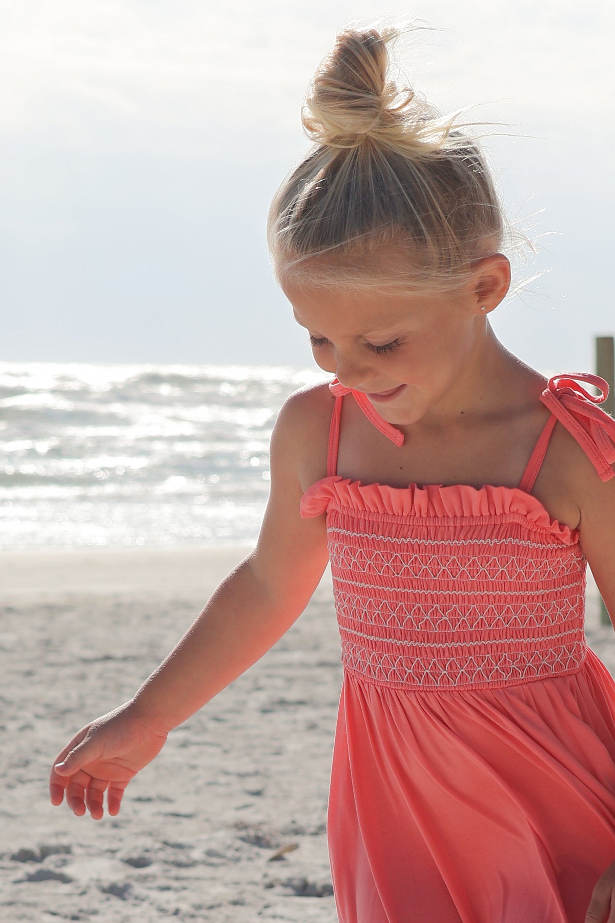 INDIE BLUE Dresses Stella Maxi (shell pink) FINAL SALE