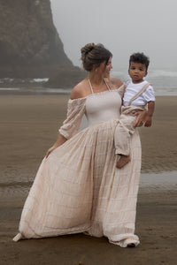 INDIE BLUE Women Women's Pippa Maxi (natural chiffon)