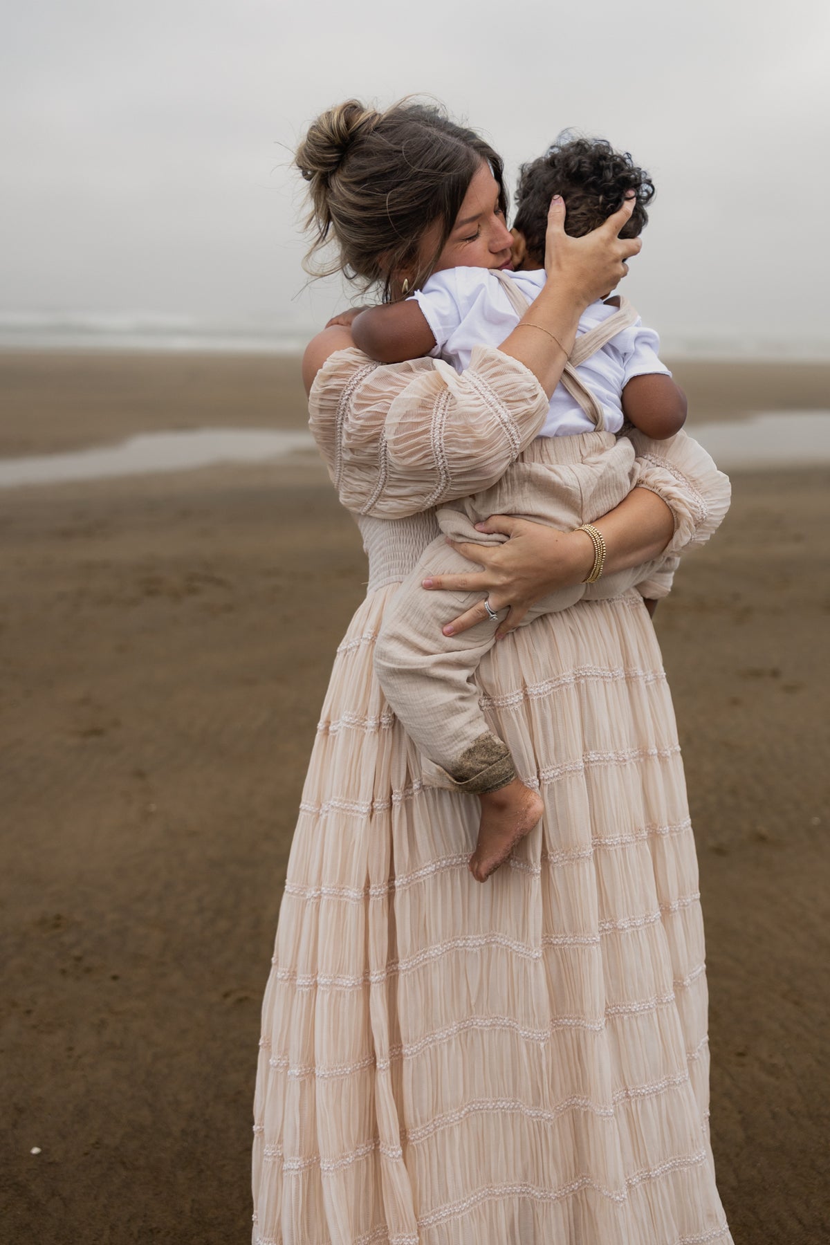 INDIE BLUE Women Women's Pippa Maxi (natural chiffon)