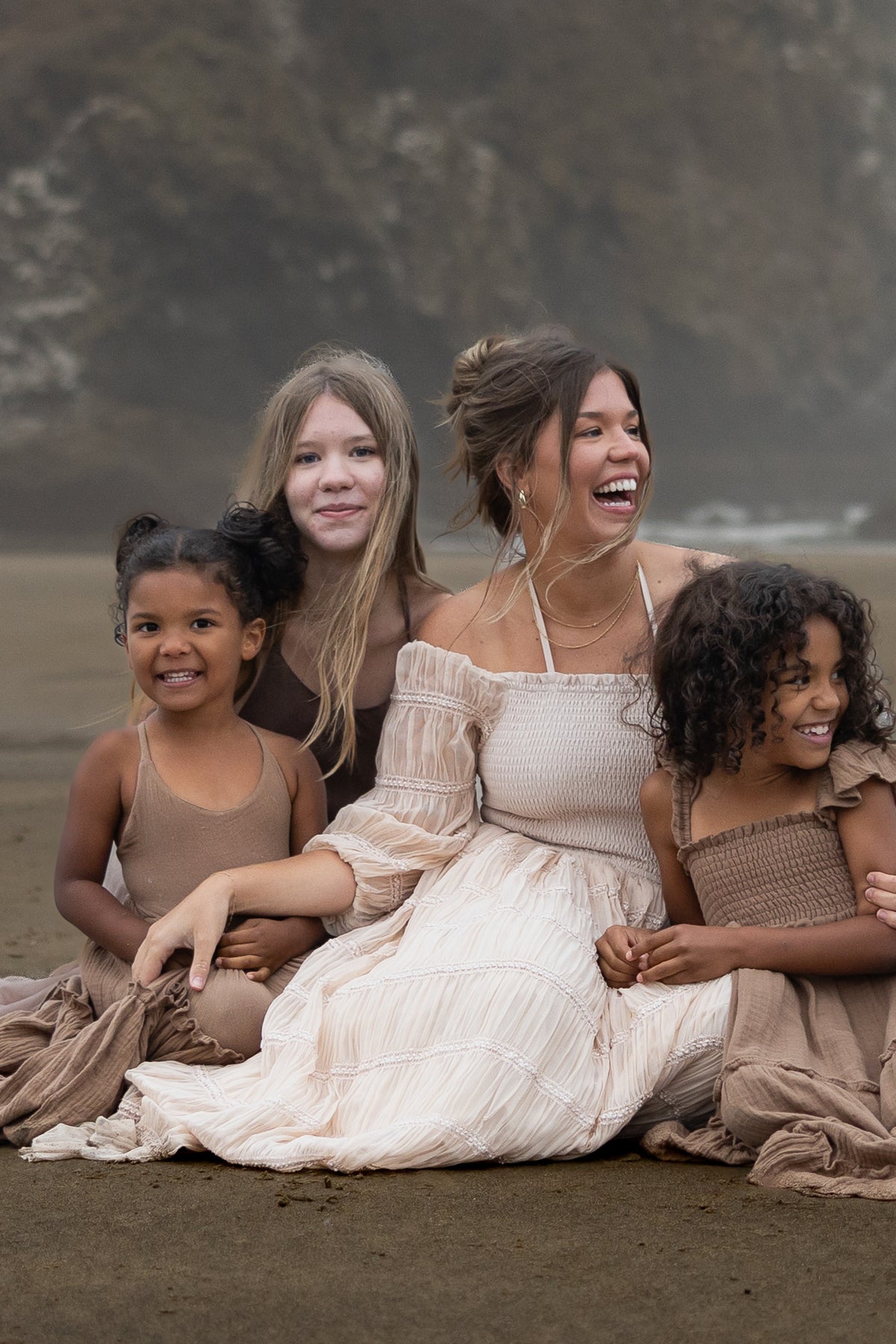 INDIE BLUE Women Women's Pippa Maxi (natural chiffon)