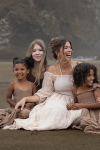 INDIE BLUE Women Women's Pippa Maxi (natural chiffon)