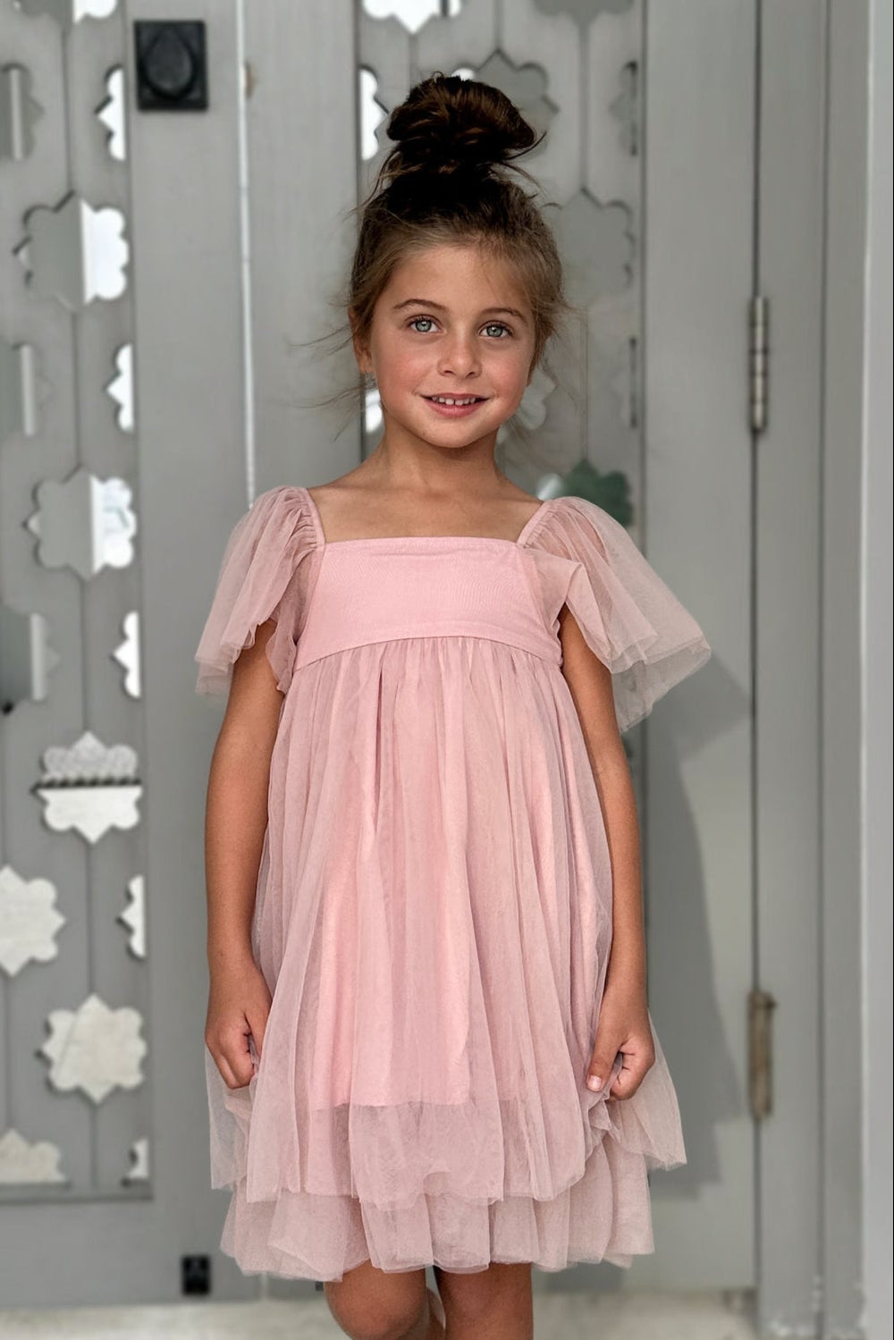 INDIE BLUE Dresses Fawn Dress (soft pink tulle)