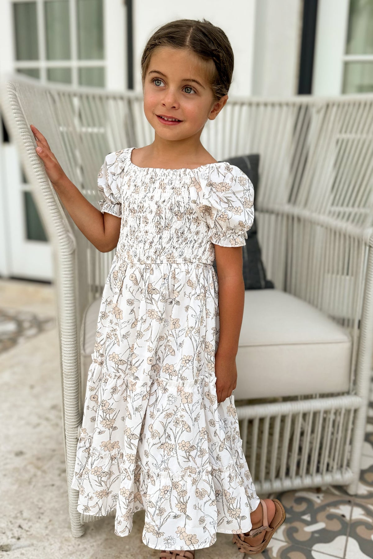 INDIE BLUE Dresses Elle Midi (art floral)