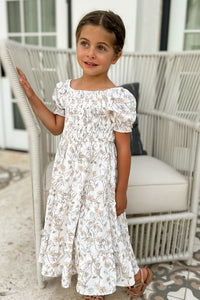 INDIE BLUE Dresses Elle Midi (art floral)