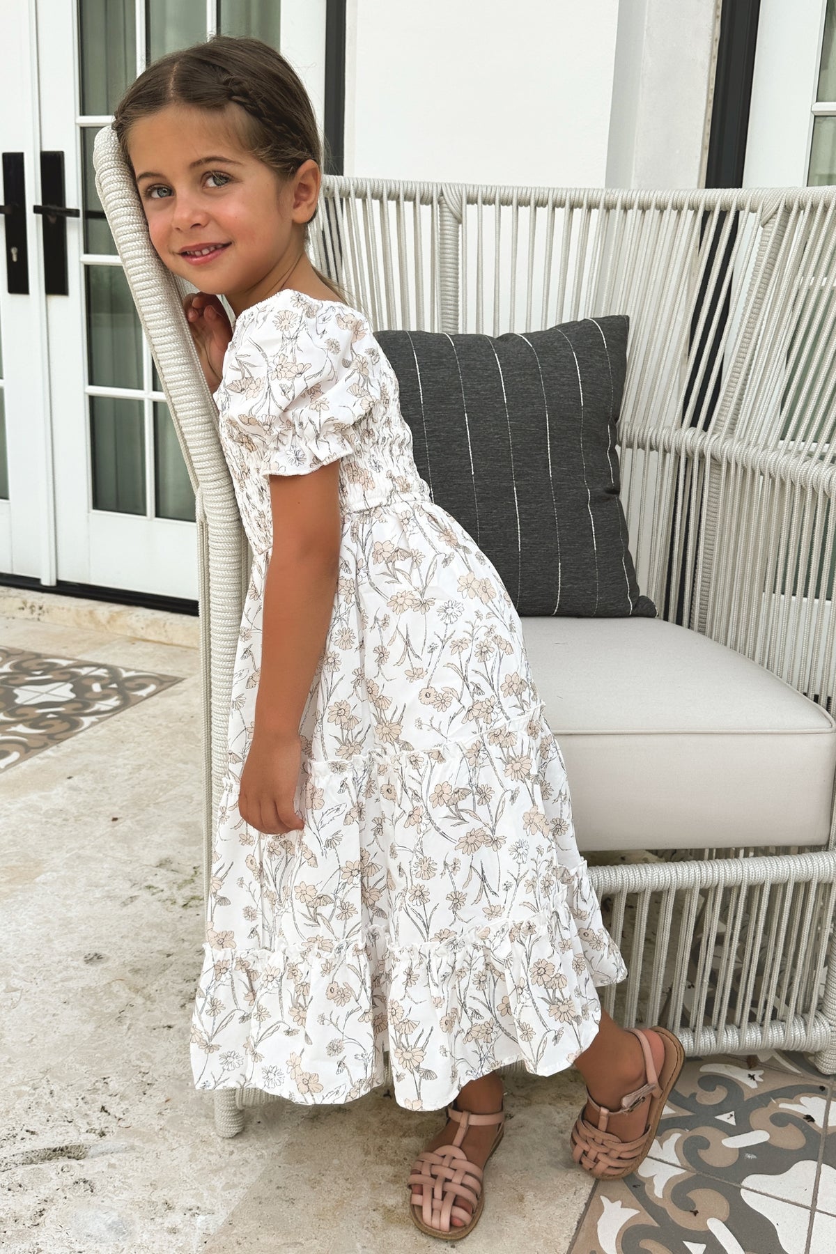 INDIE BLUE Dresses Elle Midi (art floral)